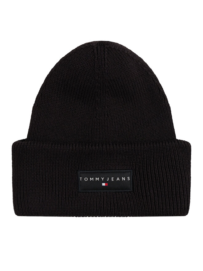 Tommy Jeans Mütze Tommy Jeans Tjm Linear Beanie AM0AM13666 Schwarz