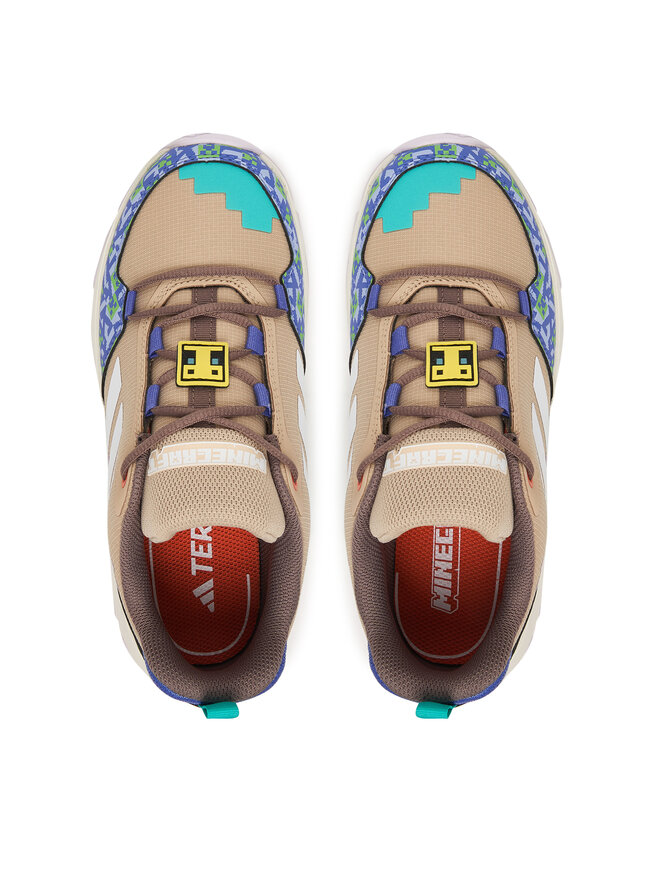adidas Трекінгові черевики adidas Minecraft Terrex Ax4R Hiking JR1298 Бежевий