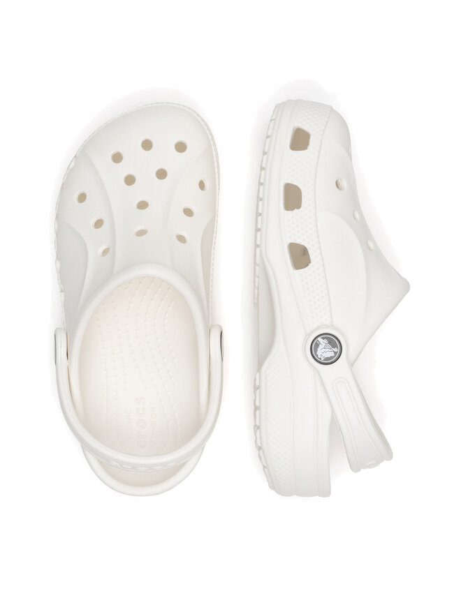 Crocs Klapki Crocs BAYA CLOG K 207013-100 Biały