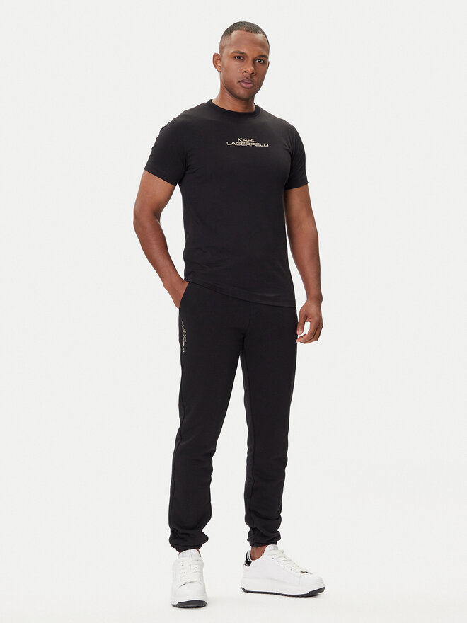 KARL LAGERFELD KARL LAGERFELD Camiseta 755061 554242 Negro Regular Fit