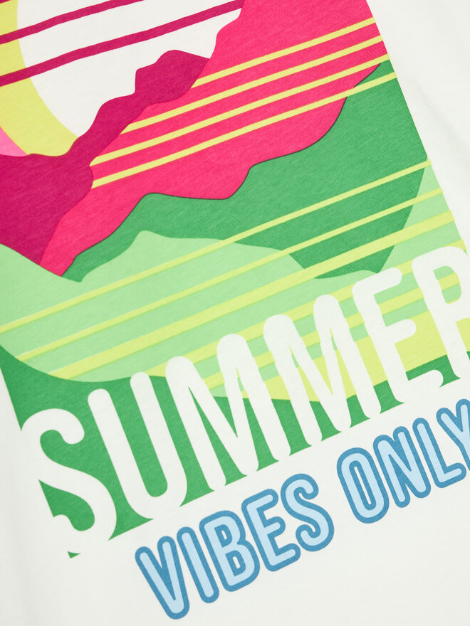 Kids ONLY Kids ONLY T-Shirt Julie 15292340 Λευκό Slim Fit