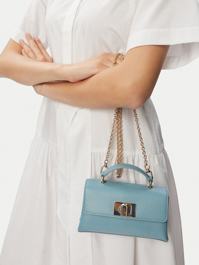 Furla Handtasche Furla 1927 Mini  WE00423 ARE000 CN 4896S Hellblau