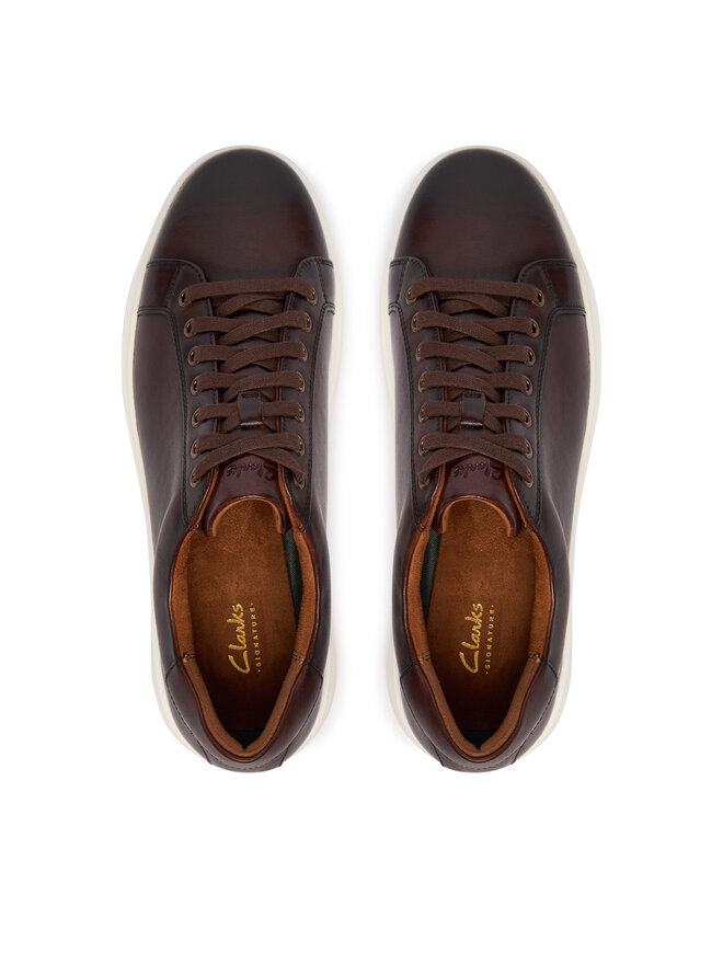 Clarks Sneakers Clarks Goswell Tie 26186560 Braun