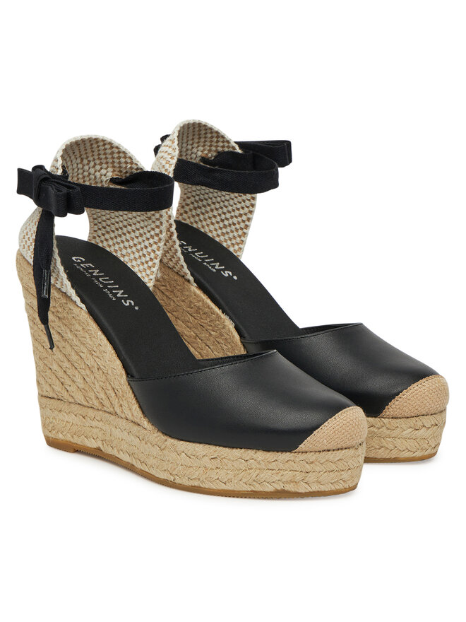 Genuins Espadrillas Genuins Darya G105918 Nero