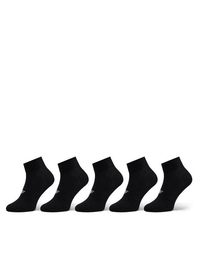 4F 5 pares de calcetines cortos para hombre 4F 4FWMM00USOCM283 Negro
