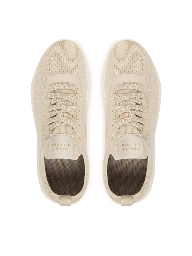 Tommy Hilfiger Sneakers Tommy Hilfiger Th Knit Extralight Runner FW0FW09112 Beige