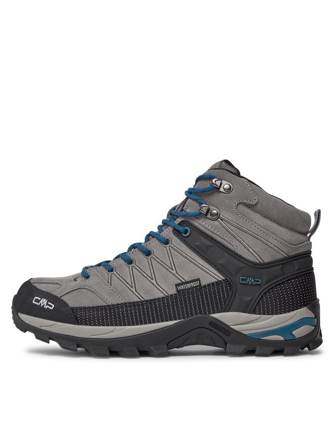CMP Pārgājienu apavi CMP Rigel Mid Trekking Shoes Wp 3Q12947 Pelēks