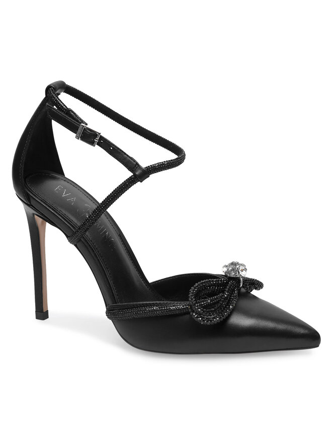 Eva Minge Pantofi cu toc subțire Eva Minge ANCONA-V325-25531 Negru