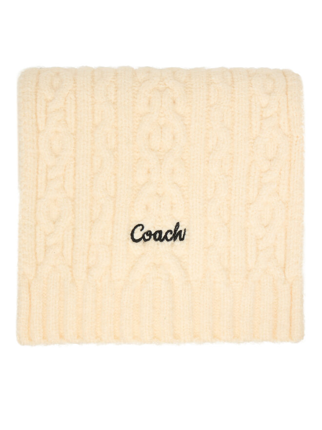 Coach Шарф Coach CCL89 Кремовий
