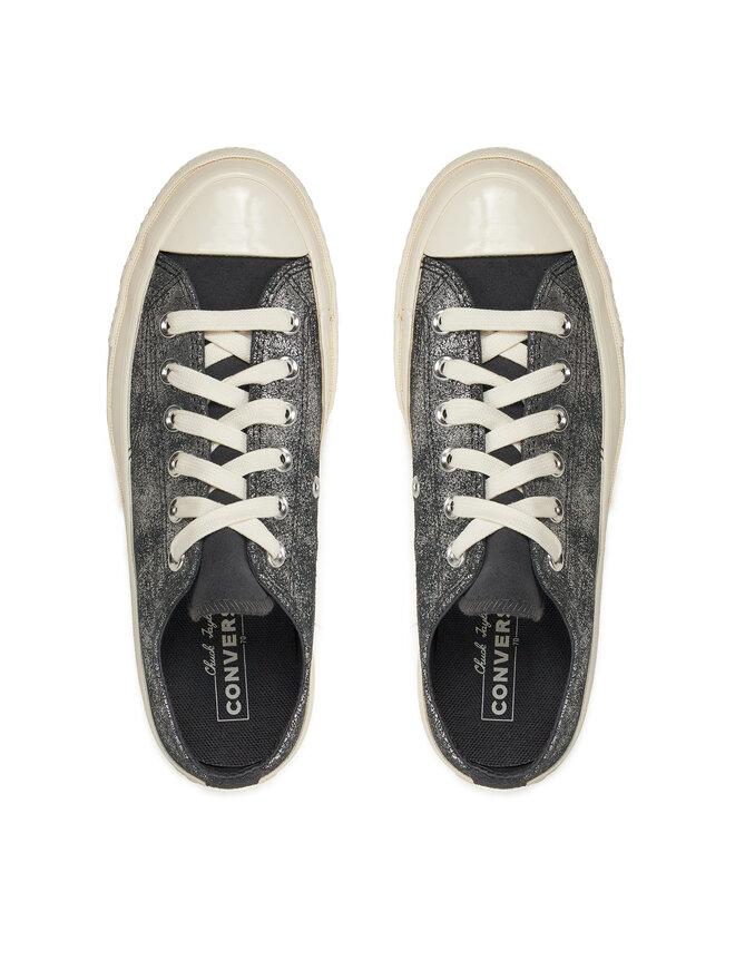 Converse Trampki Converse Chuck 70 Suede Shimmer Ox A10379C Szary