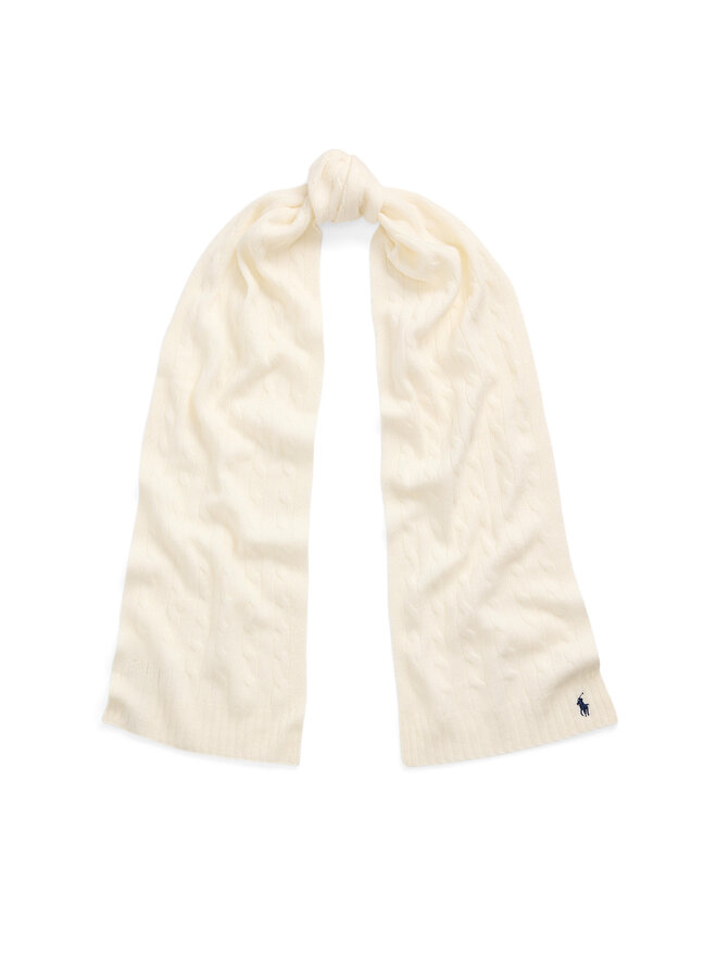 Polo Ralph Lauren Bufanda Polo Ralph Lauren 455956296002 Écru