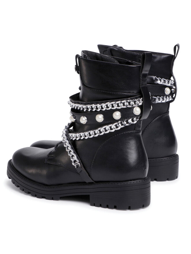 DeeZee Schnürstiefeletten DeeZee WS2978-16 Schwarz