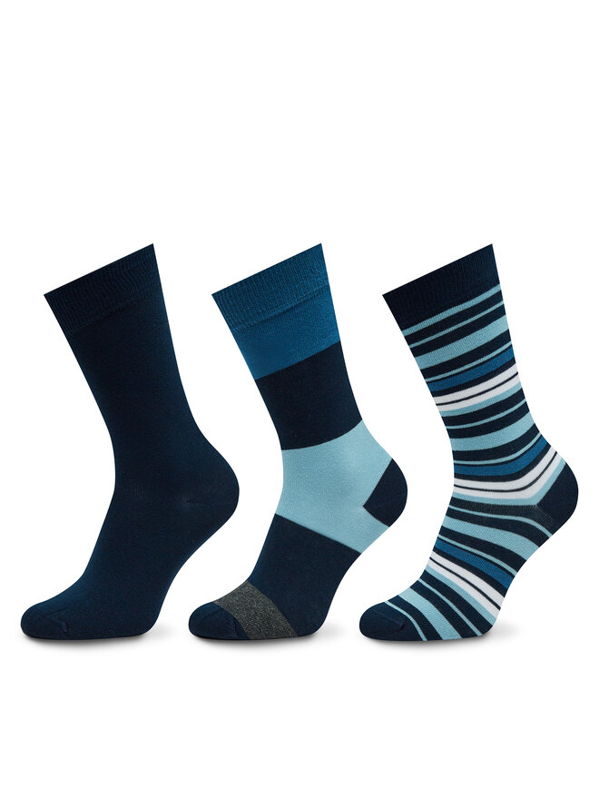 Pepe Jeans 3 pares de calcetines altos unisex Pepe Jeans PMU30011 Azul marino