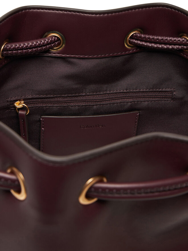 Calvin Klein Soma Calvin Klein Bold Ck Large Bucket Bag LV04F3232G Bordo