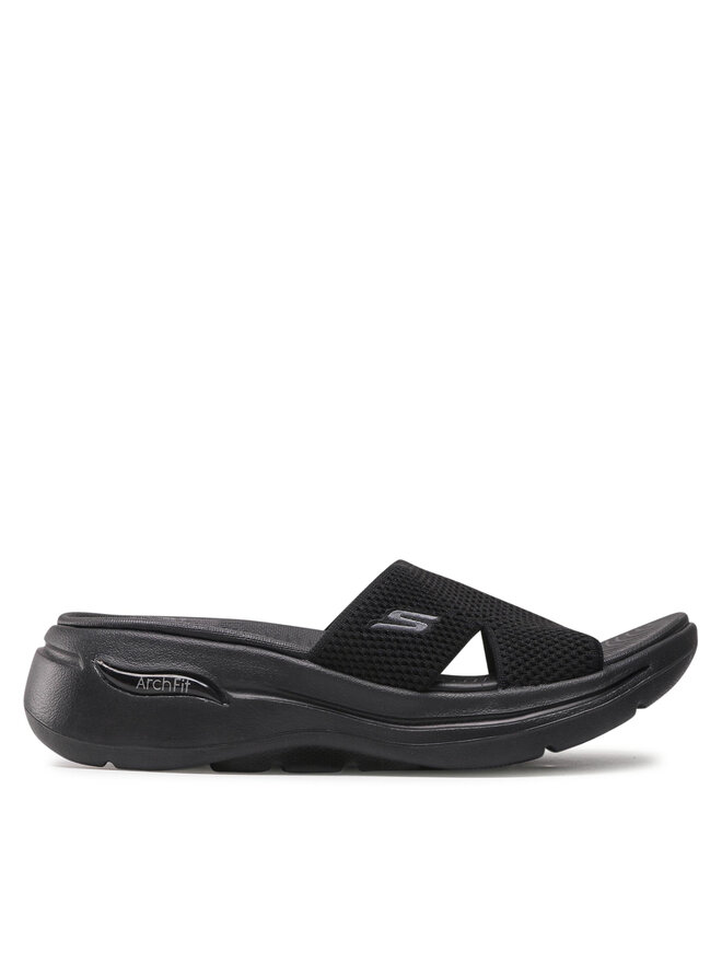 Skechers Šlepetės Skechers Go Walk Arch Fit 140224/BBK Juoda