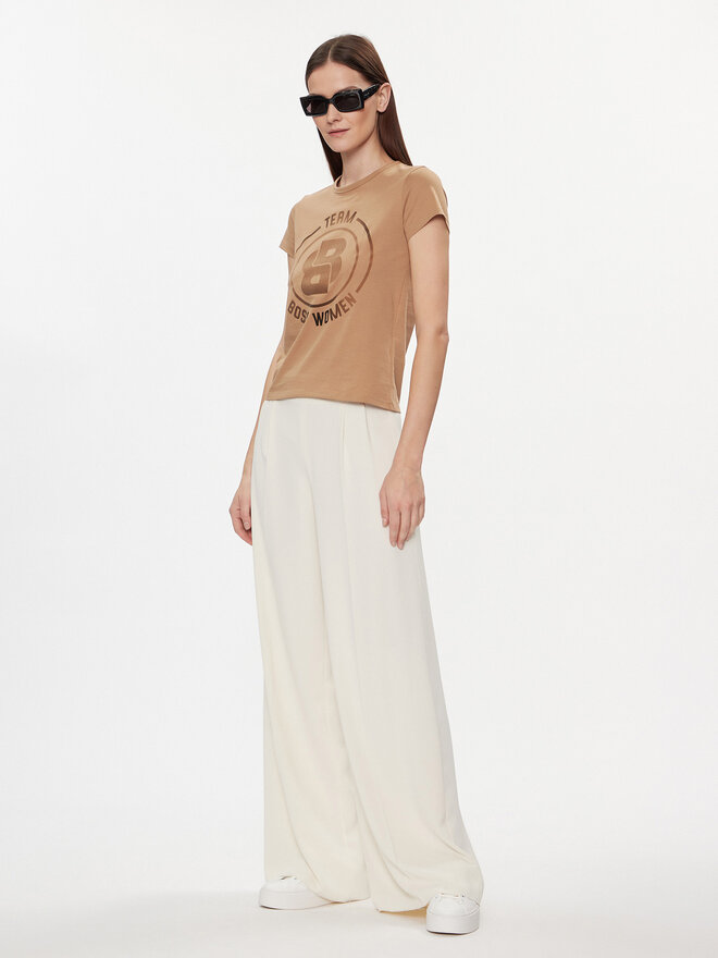 BOSS Boss Футболка 50514738 Бежевий Regular Fit