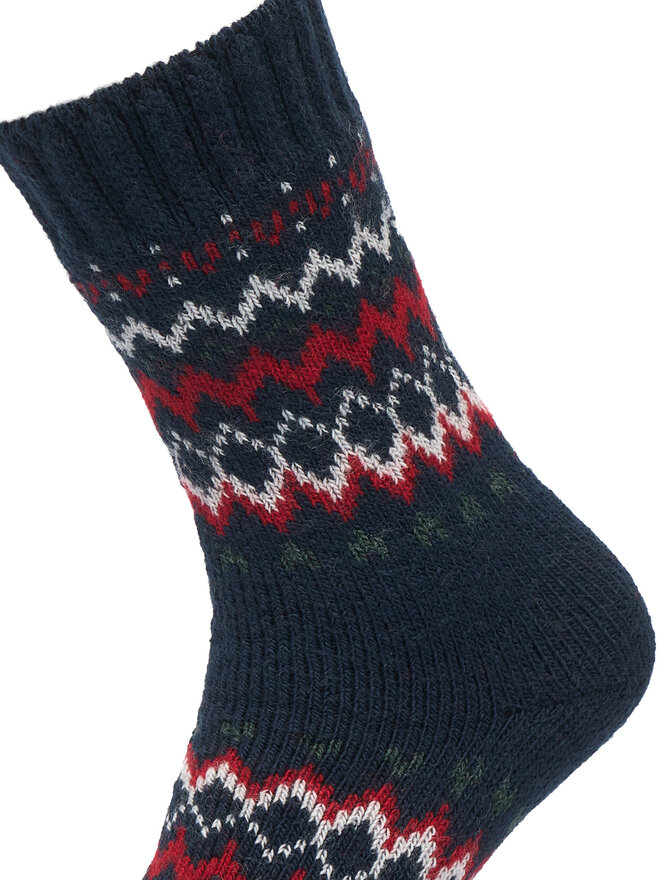 Barbour Lange Socken Barbour Kingsford Fair Isle LSO0135NY71 Dunkelblau