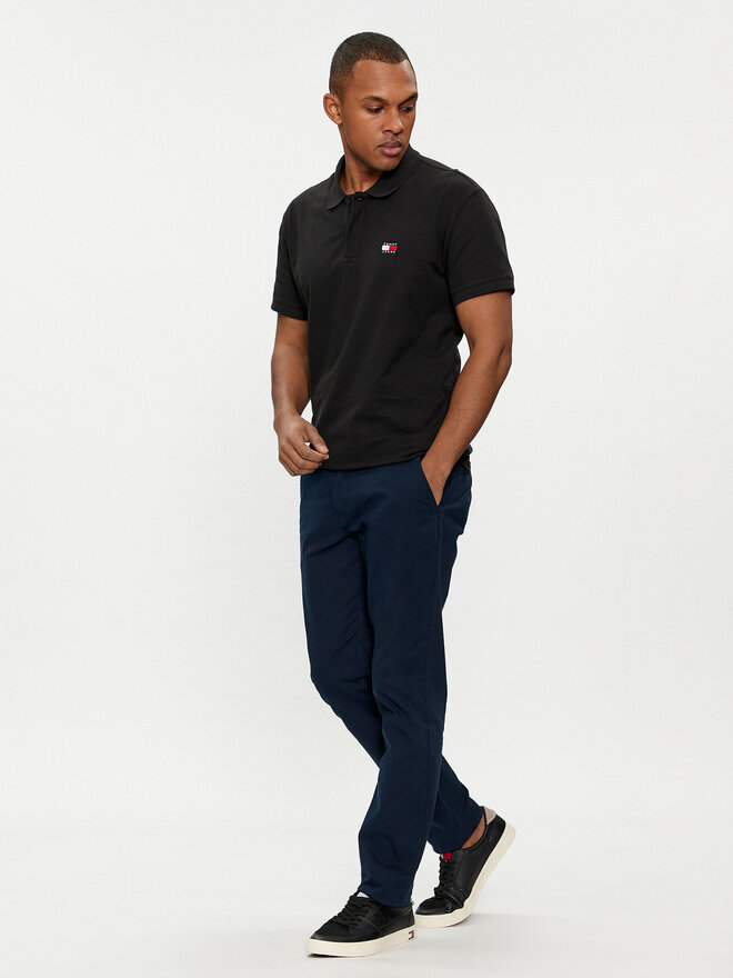 Tommy Jeans Tommy Jeans Polo Badge DM0DM18314 Μαύρο Regular Fit