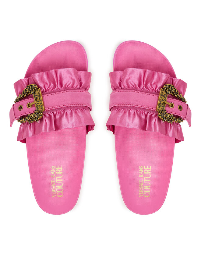 Versace Jeans Couture Шльопанці Versace Jeans Couture 80VA3SM5 ZS185 499 Рожевий