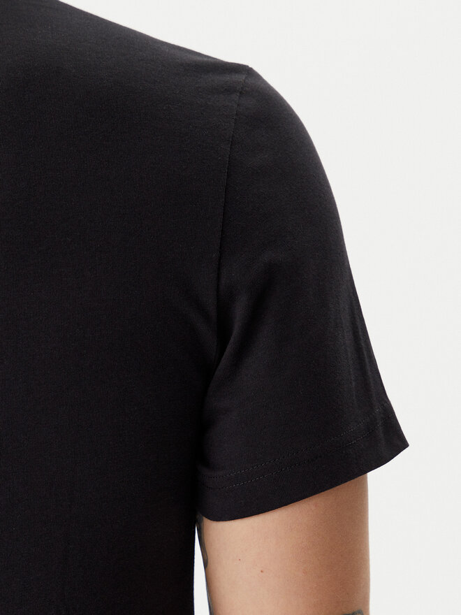 Calvin Klein Calvin Klein Marškinėliai Satin Bonded Logo K10K114162 Juoda Regular Fit