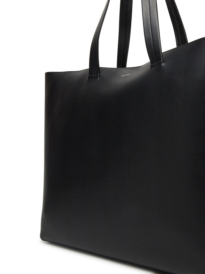 Calvin Klein Torba Calvin Klein Ck Premium Leather E/W Tote Xl K50K512894 Crna