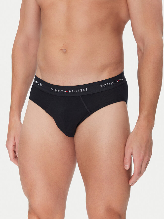 Tommy Hilfiger Tommy Hilfiger Σετ σλιπ 3 τμχ. UM0UM03471 Μαύρο