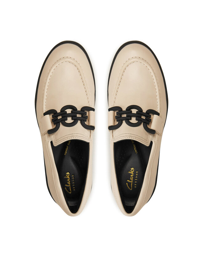 Clarks Półbuty Clarks Loriini Izzy 26179804 Écru
