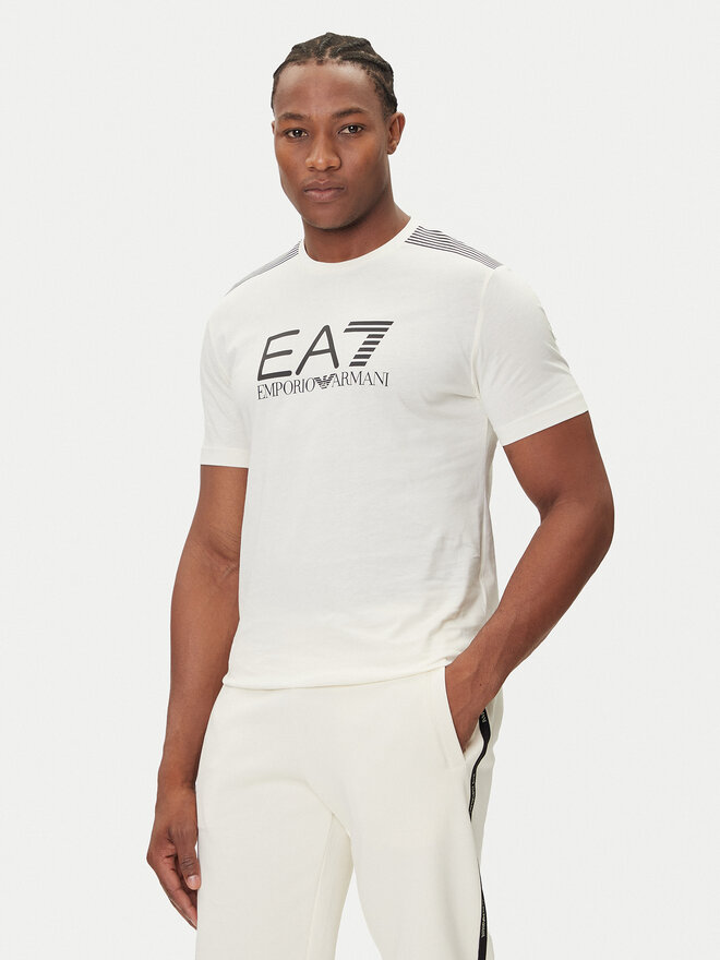 EA7 Emporio Armani EA7 Emporio Armani Camiseta 7M000961 AF10375 U1105 Beis Regular Fit