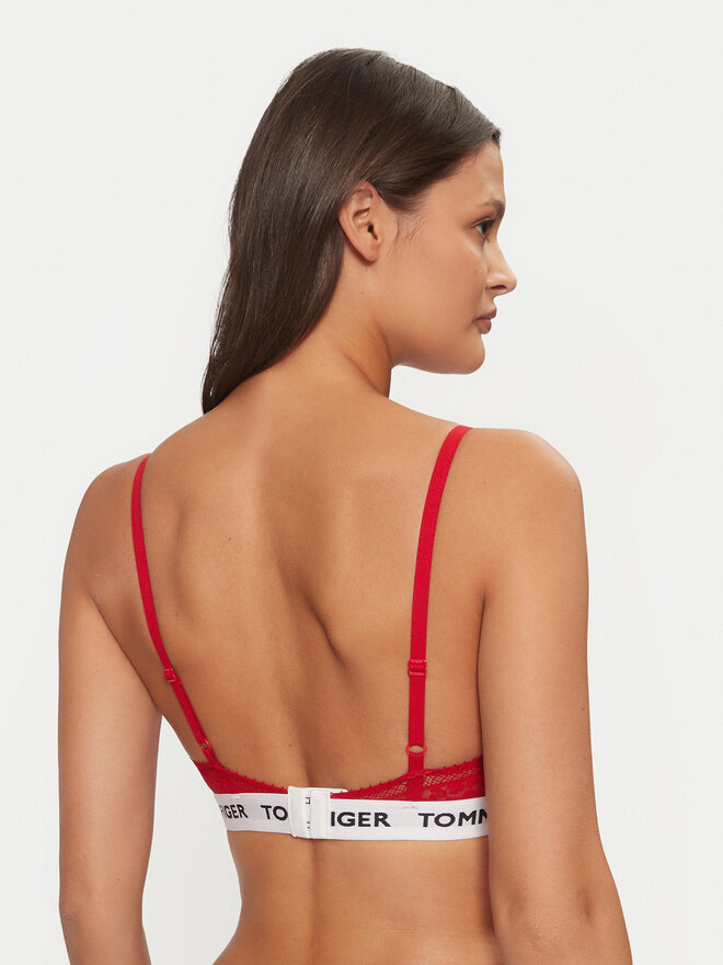 Tommy Hilfiger Tommy Hilfiger Trikotni nedrček UW0UW05610 Rdeča