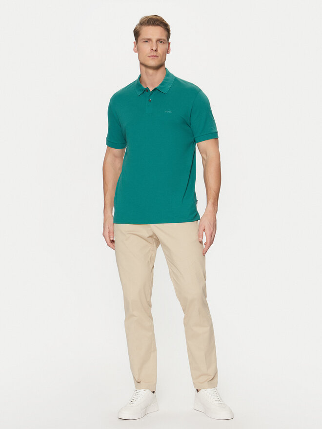 BOSS BOSS Poloshirt Pallas 50468362 Grün Regular Fit