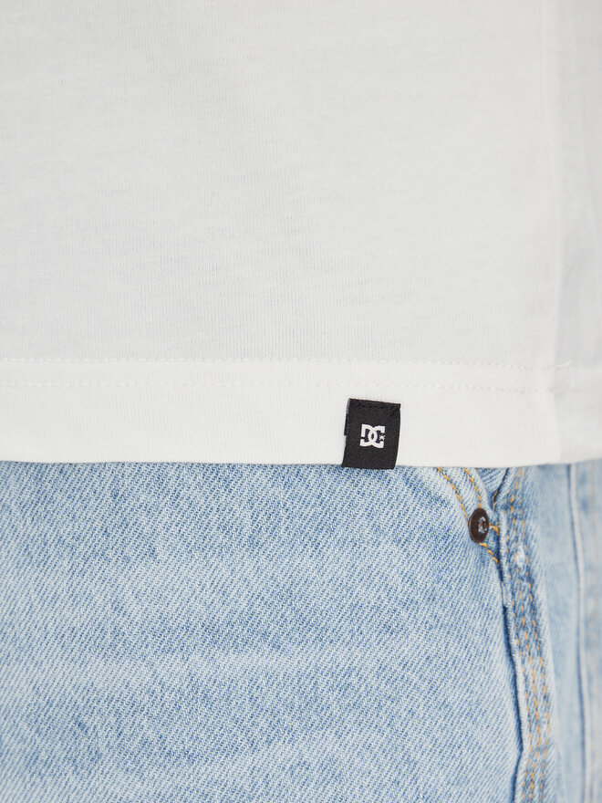 DC DC Camiseta ADYZT05444 Blanco Heritage Fit