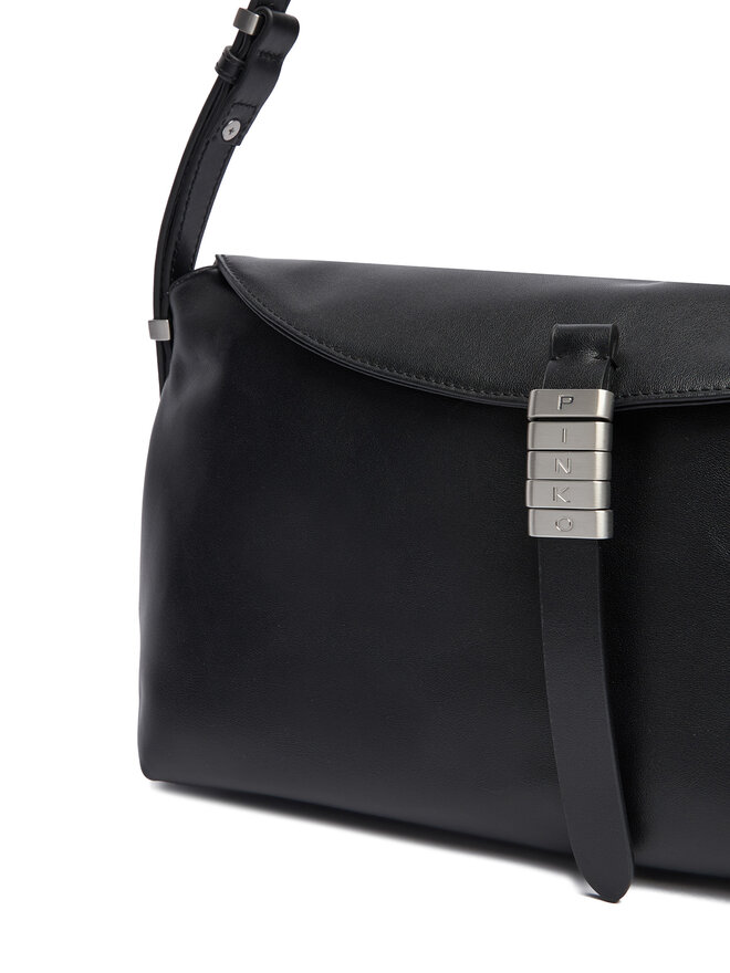 PINKO Handtasche PINKO Saddle Baguette Classic AI 25-26 PL 105049 A1ZX Schwarz