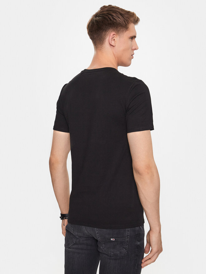 Guess Guess Marškinėliai M2YI36 I3Z14 Juoda Slim Fit