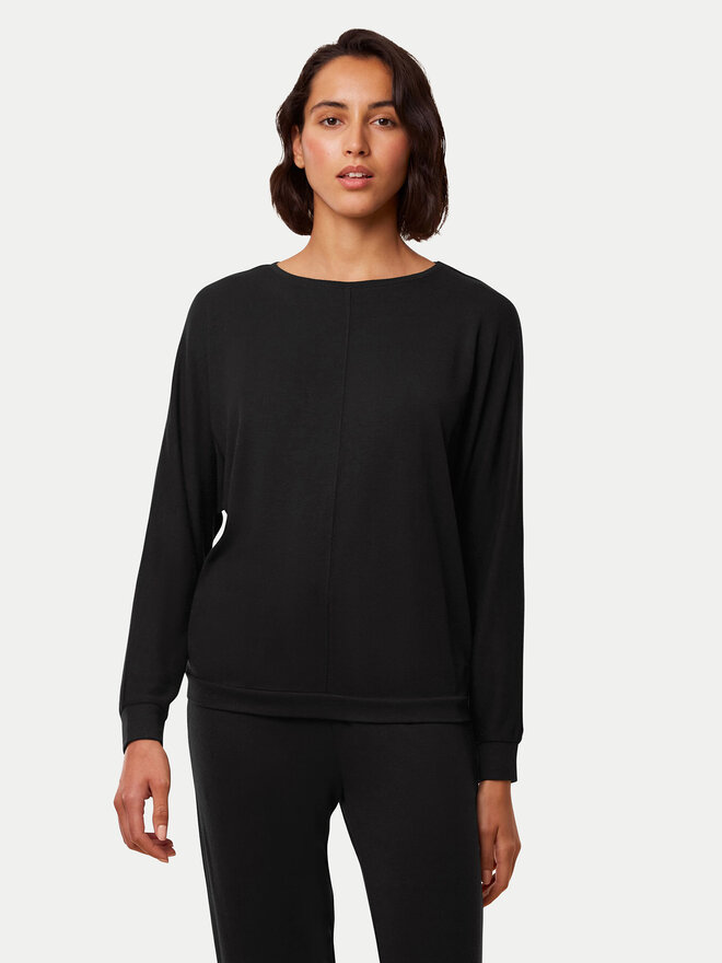 Triumph Triumph Pyjama-T-Shirt Cozy Comfort 10216538 Schwarz Regular Fit