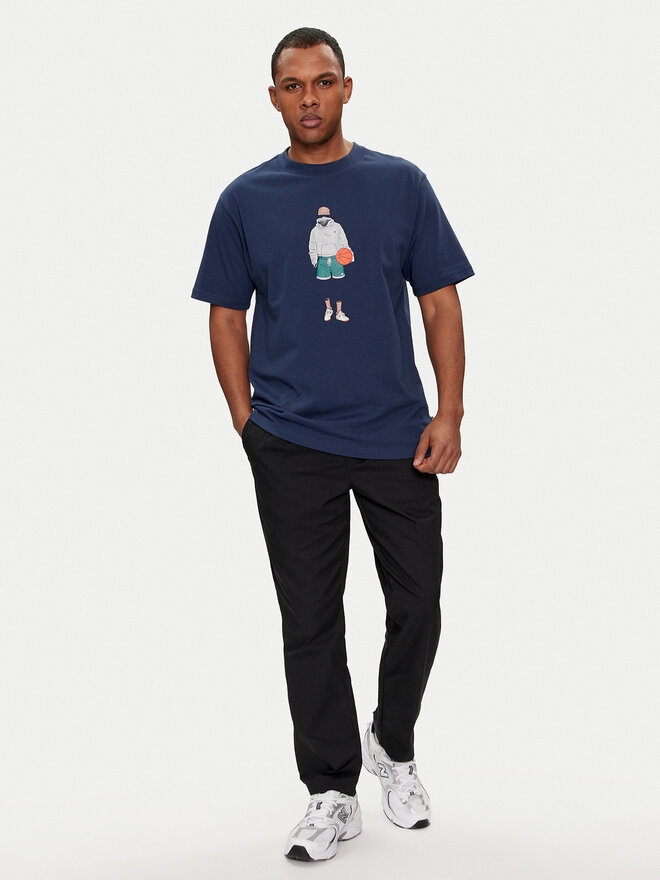 New Balance New Balance T-Shirt Basketball Style MT41578 Dunkelblau Relaxed Fit