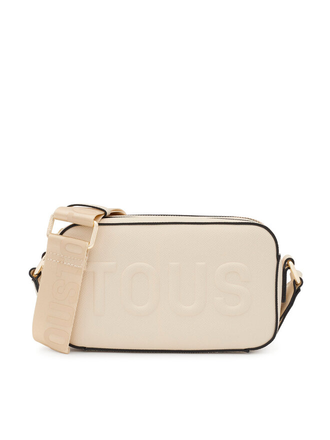 TOUS Handtasche TOUS Bandolera Reporter T La Rue 2002020501 Écru