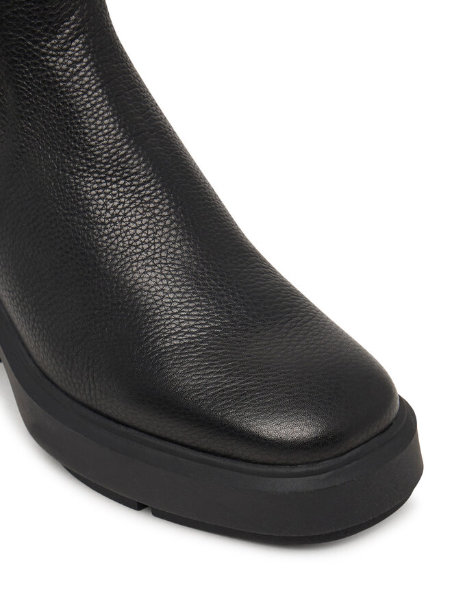 Calvin Klein Stiefeletten Calvin Klein Block Heel Chelsea Boot Lth HW0HW03694 Schwarz