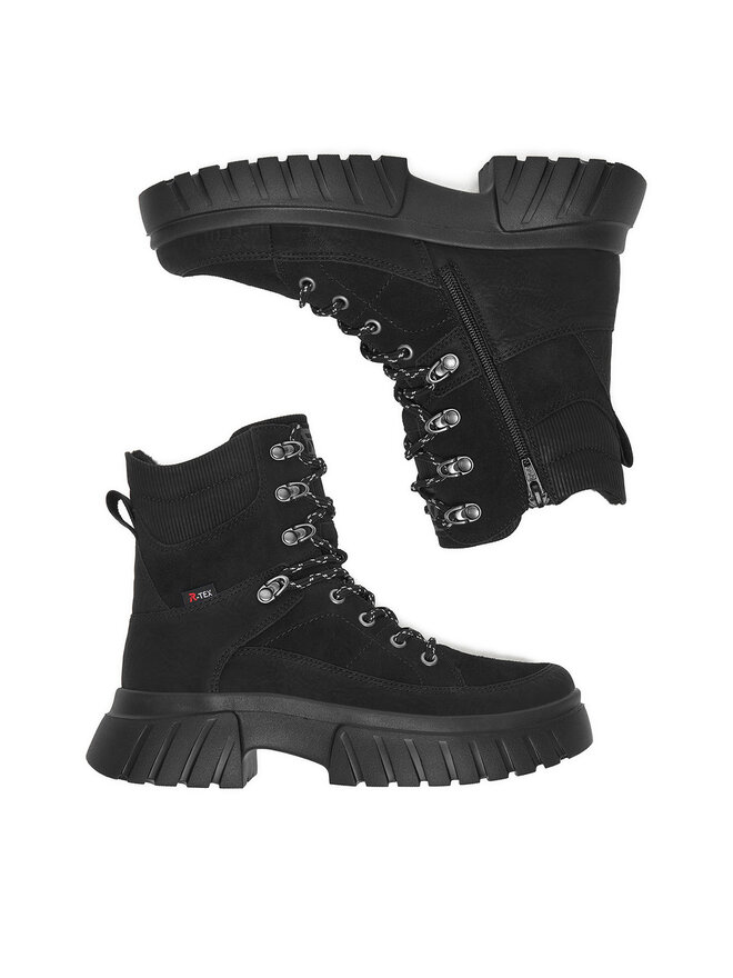 Rieker Botines planos Rieker CEO-W1871-00 Negro