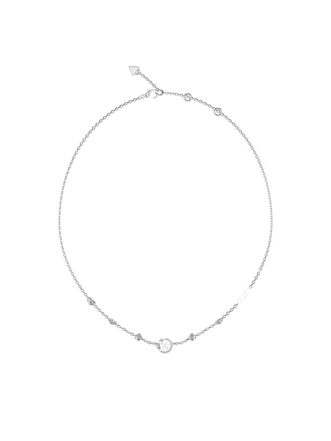 Guess Naszyjnik Guess JUBN05 038JW Srebrny