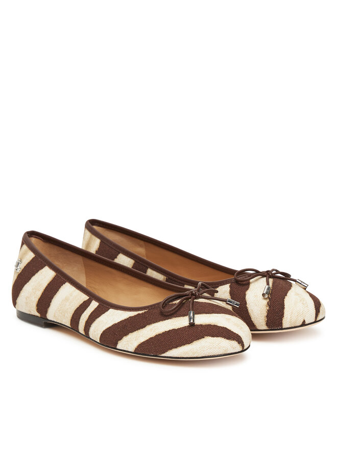 LAUREN RALPH LAUREN Baleriny LAUREN RALPH LAUREN Jayna 802974360001 Brązowy
