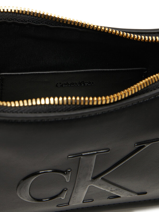Calvin Klein Τσάντα Calvin Klein Bold Ck Small Shoulder Bag LV04F3230G Μαύρο