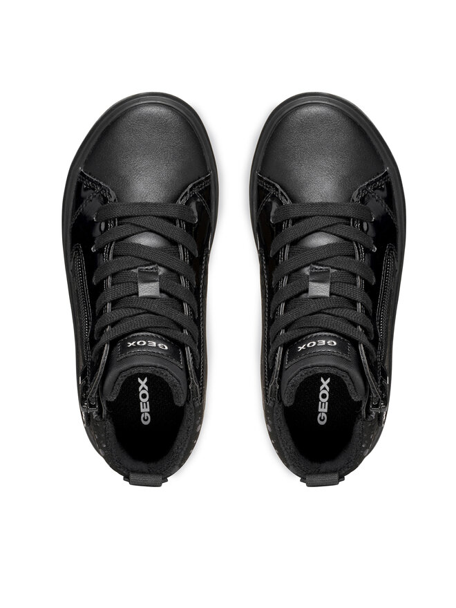 Geox Sneakers Geox J Gisli Girl J664ND 0AU02 C9999 D Schwarz