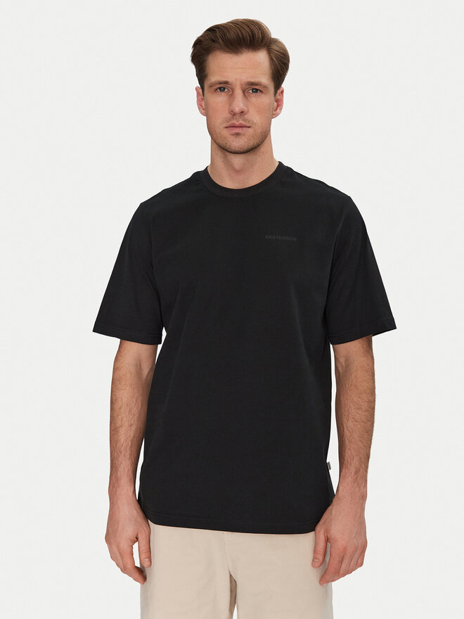 Resteröds Resteröds T-Shirt Tas 20251 2030 Μαύρο Regular Fit