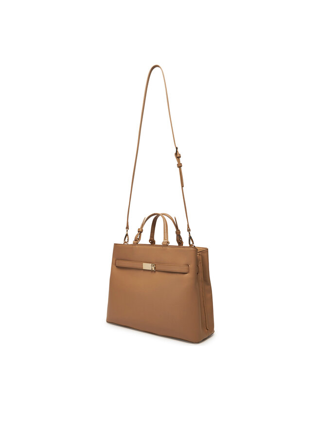 Tommy Hilfiger Bolso Tommy Hilfiger Heritage Satchel AW0AW17211 Marrón