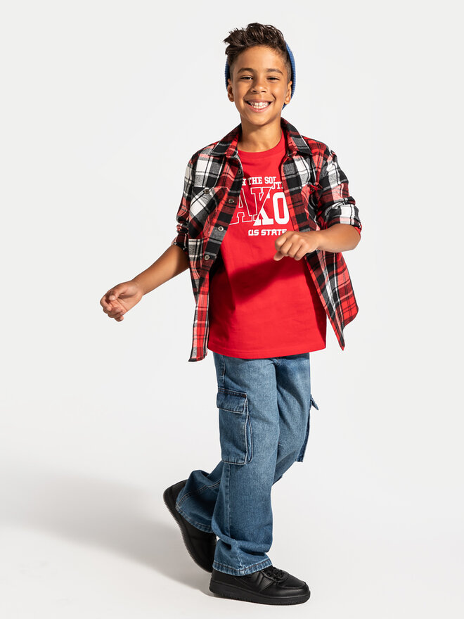 Coccodrillo Coccodrillo T-shirt ZC4143203ABJ Crvena Regular Fit