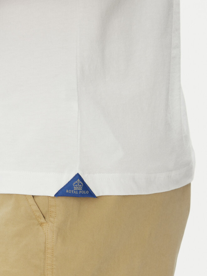 La Martina La Martina Футболка Aloysius MARG30 JS206 Білий Regular Fit