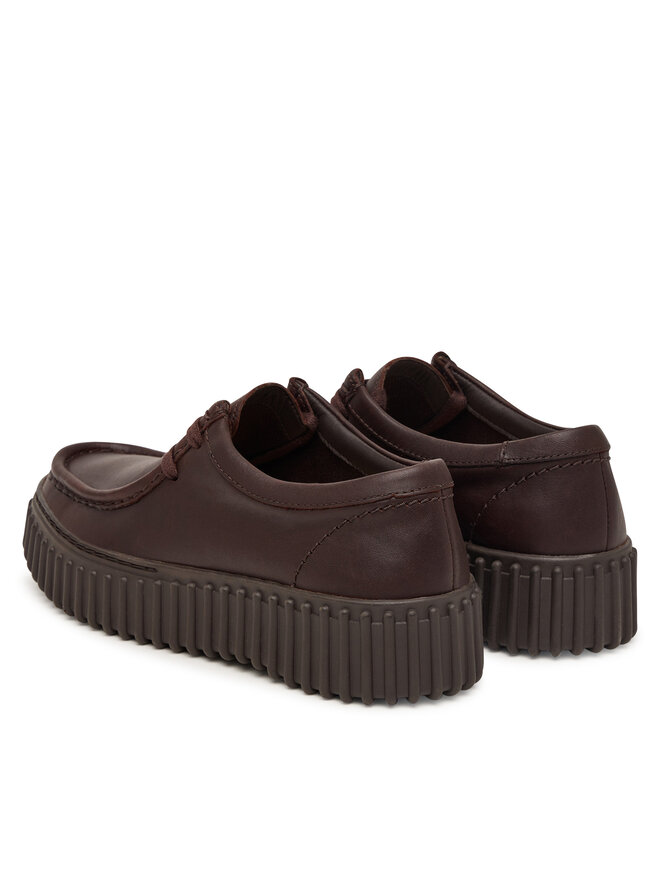 Clarks Туфлі Clarks Torhill Bee 26327768 Темно-коричневий