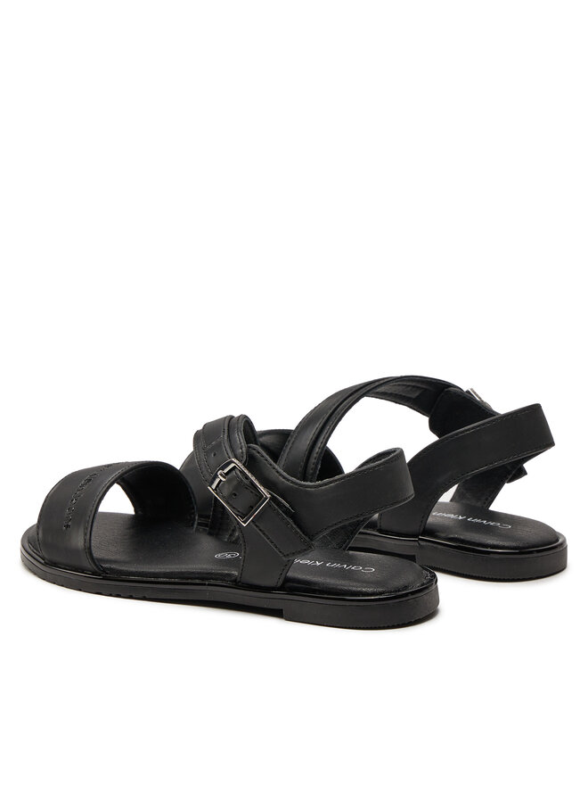 Calvin Klein Jeans Sandale Calvin Klein Jeans Flat Sandal V3A2-80825-1688 M Crna