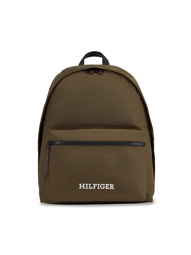 Tommy Hilfiger Zaino Tommy Hilfiger Th Monotype Dome Backpack AM0AM12112 Verde