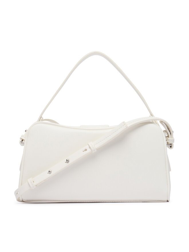 Calvin Klein Handtasche Calvin Klein Emblem Trio Top Handle Camera Ba LV04F3370G Weiß